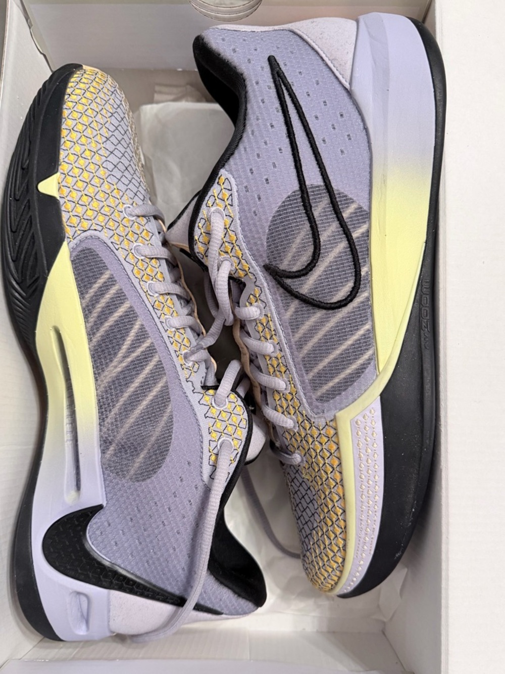 Nike Sabrina’s 1’s Basketball Shoes - Lavender, Yellow & Black size 12.5 men’s 🏀
